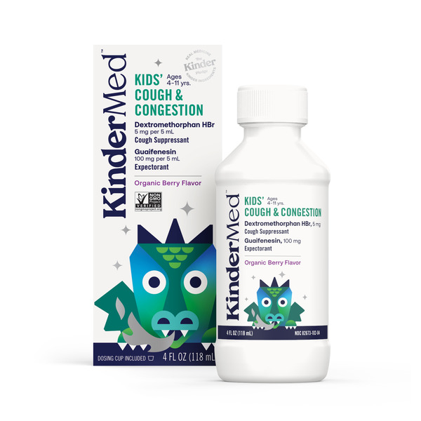 Cold, Flu & Allergy KinderMed Kids' Cough & Congestion, Organic Berry Flavor hero