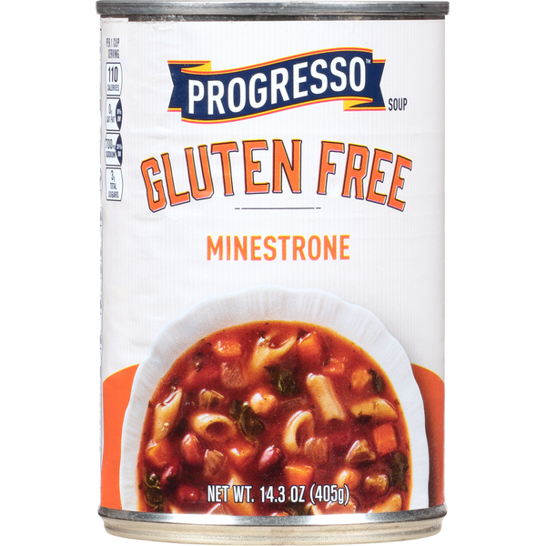 Soup, Broth & Bouillon Progresso Soup, Gluten Free, Minestrone hero