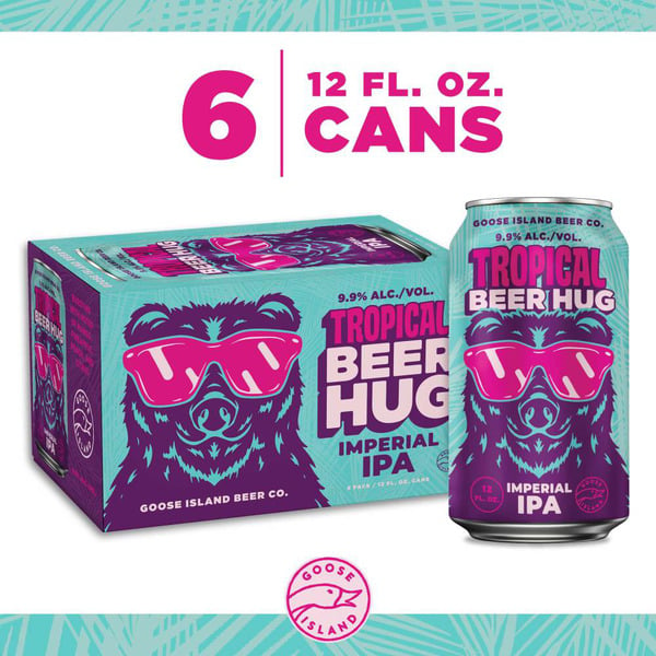 Beer Goose Island Tropical Beer Hug Imperial IPA 6 Pack - 12 fl oz Cans hero