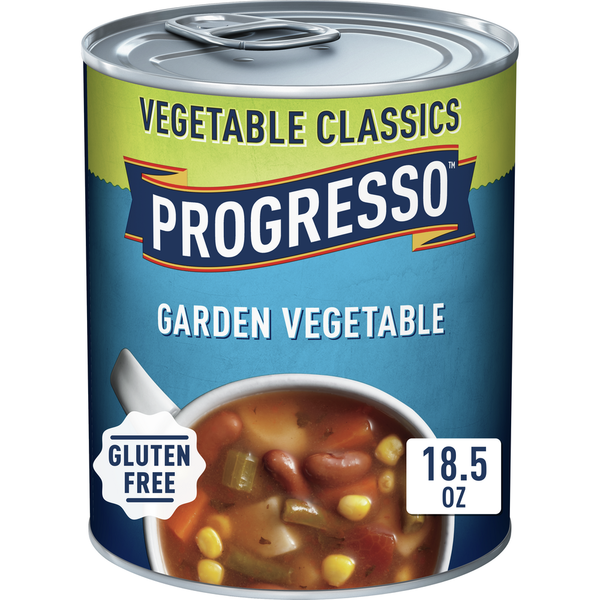 Soup, Broth & Bouillon Progresso Vegetable Classics, Garden Vegetable Canned Soup hero