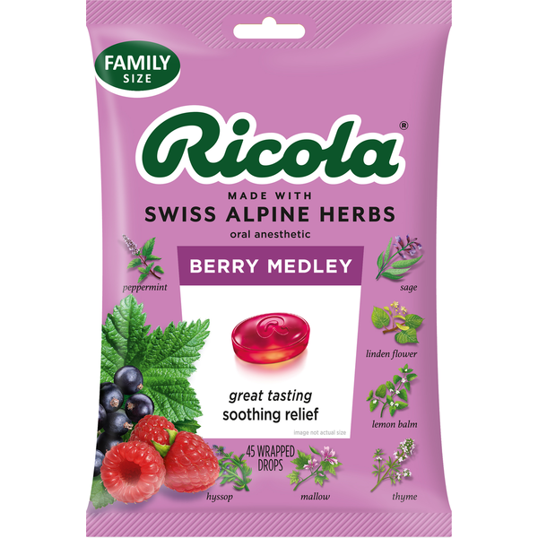 Ricola Berry Medley Throat Drops hero