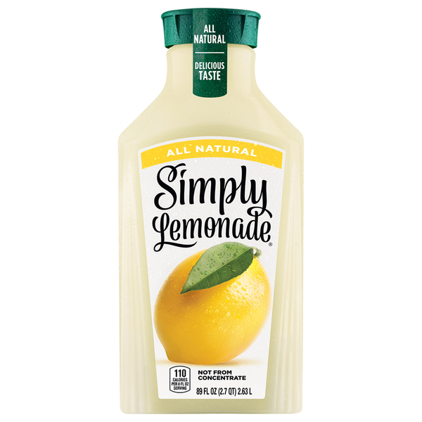 Refrigerated Simply Lemonade hero