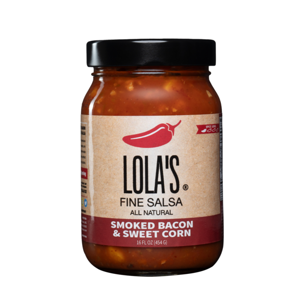 Hot Dogs, Bacon & Sausage Lola's Fine Salsa -  Smoked Bacon & Sweet Corn hero