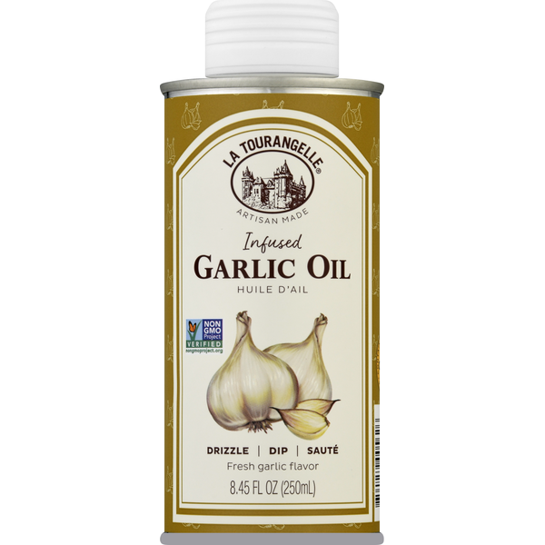 Oils & Vinegars La Tourangelle Garlic Oil, Infused, Fresh Garlic hero