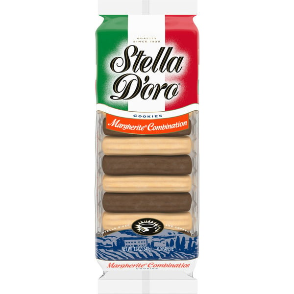 Cookies & Cakes Stella D'oro Chocolate & Vanilla Flavored Margherite Combination Cookies hero