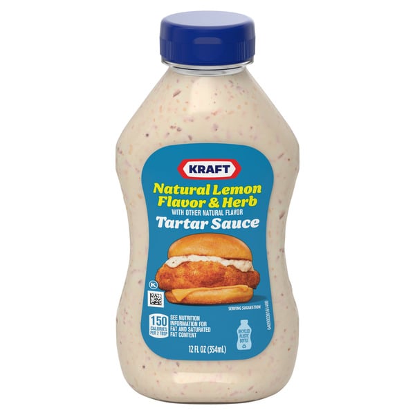 Condiments Kraft Tartar Sauce with Natural Lemon Flavor & Herb hero