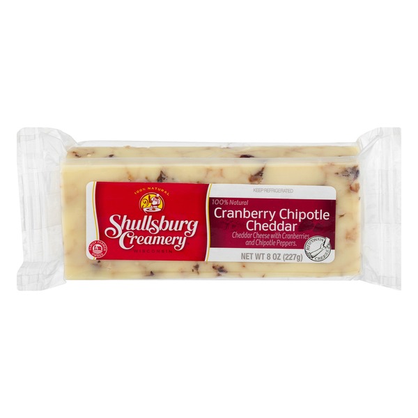 Other Creams & Cheeses Shullsburg Creamery Cheddar Cheese Cranberry Chipotle hero