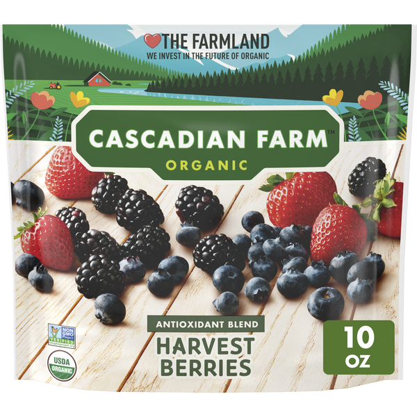 Frozen Fruit & Vegetables Cascadian Farm Organic Antioxidant Blend Frozen Harvest Berries hero