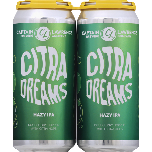 Beers & Coolers Captain Lawrence Beer, Hazy IPA, Citra Dreams hero