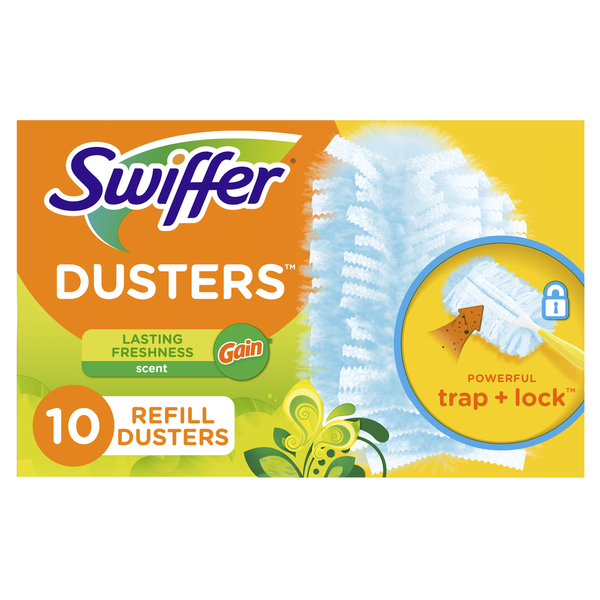 Cleaning Products Swiffer Dusters Multi-Surface Refills, with Gain Original Scent hero