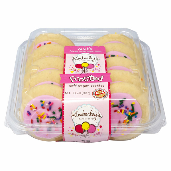 Bakery Desserts Kimberley's Bakeshoppe Vanilla Frosted Soft Sugar Cookies hero