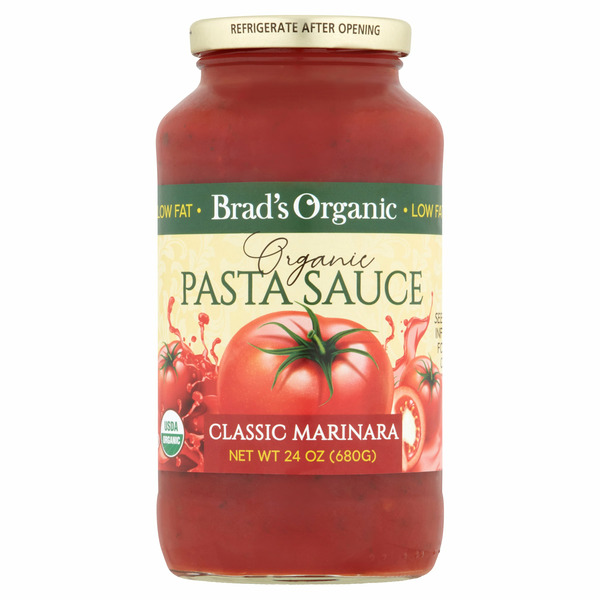 Pasta Sauce Brad's Organic Classic Marinara Pasta Sauce hero