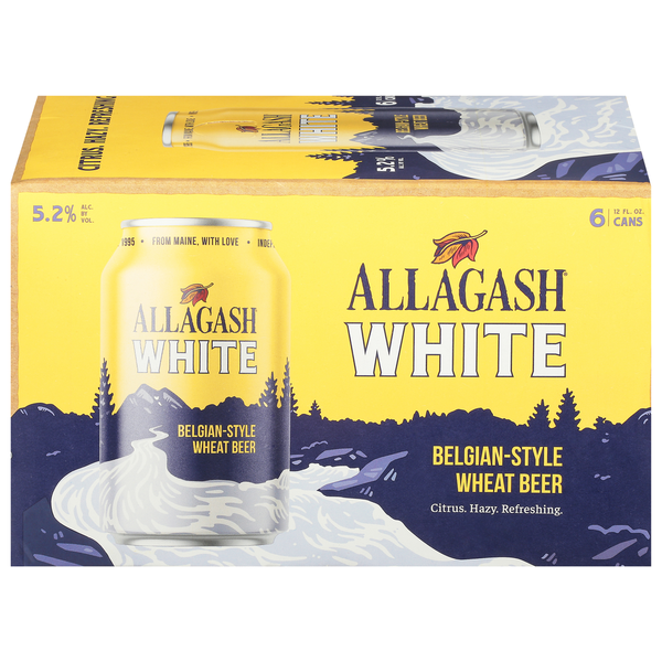 Beers & Coolers Allagash Beer, Belgian-Style Wheat, White hero