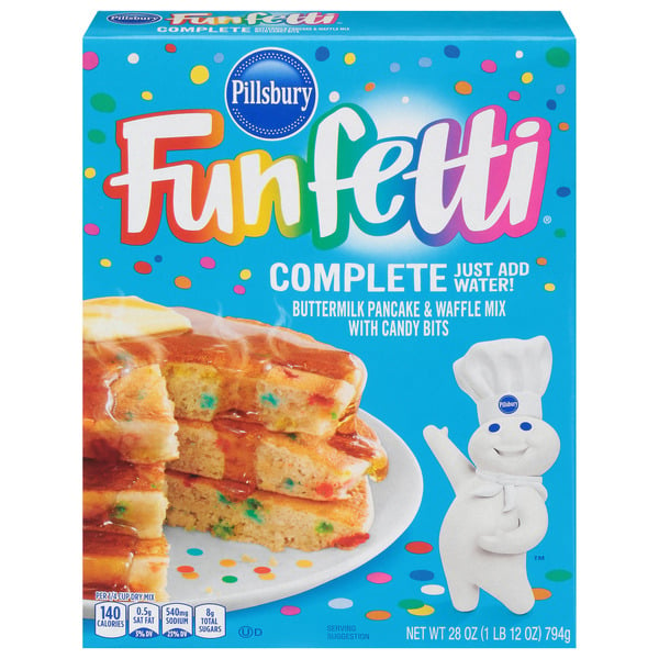 Doughs, Gelatins & Bake Mixes Pillsbury Funfetti Complete Buttermilk Pancake And Waffle Mix hero