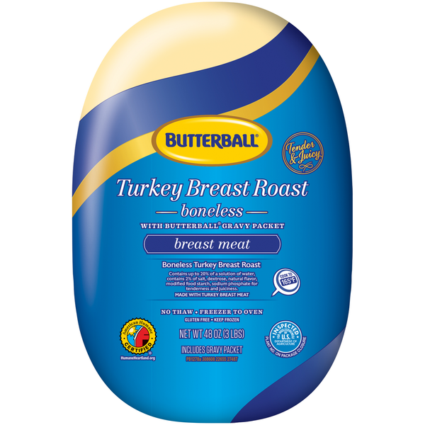 Frozen Meat & Seafood Butterball Frozen Boneless Turkey Breast Roast with Gravy Packet hero