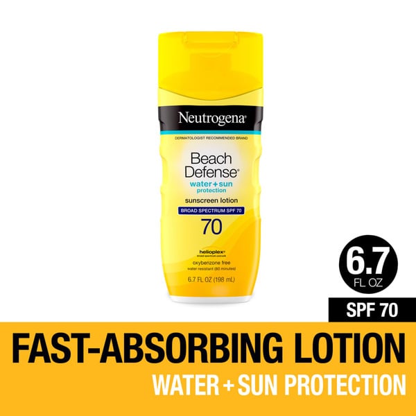 Body Lotions & Soap Neutrogena Beach Defense SPF 70 Sunscreen Lotion, Oil-Free hero