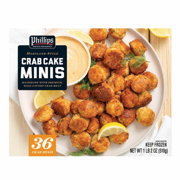 Frozen Appetizers & Sides Phillips Crab Cake Minis hero