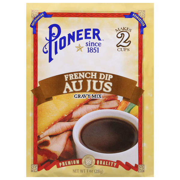 Preserved Dips & Spreads Pioneer Gravy Mix, French Dip Au Jus hero