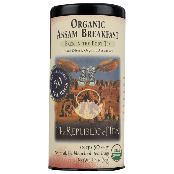 Tea The Republic of Tea Organic Assam Breakfast hero