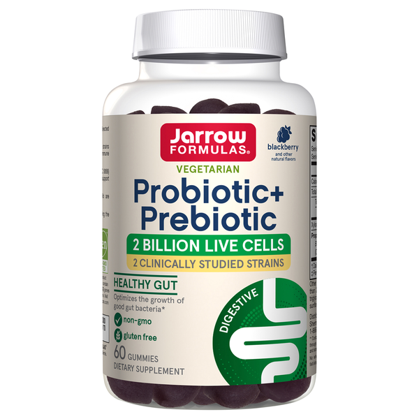 Dietary Supplements Jarrow Formulas Probiotic + Prebiotic Blackberry Flavor Gummies hero