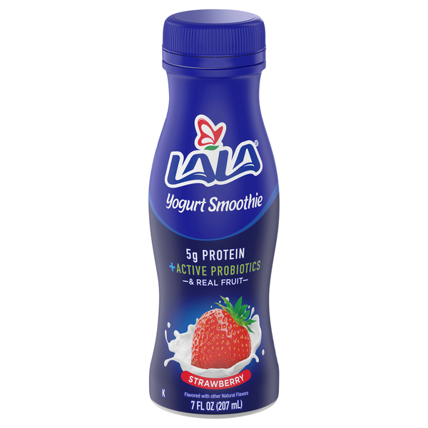 Yogurt LALA Yogurt Smoothie, Strawberry hero