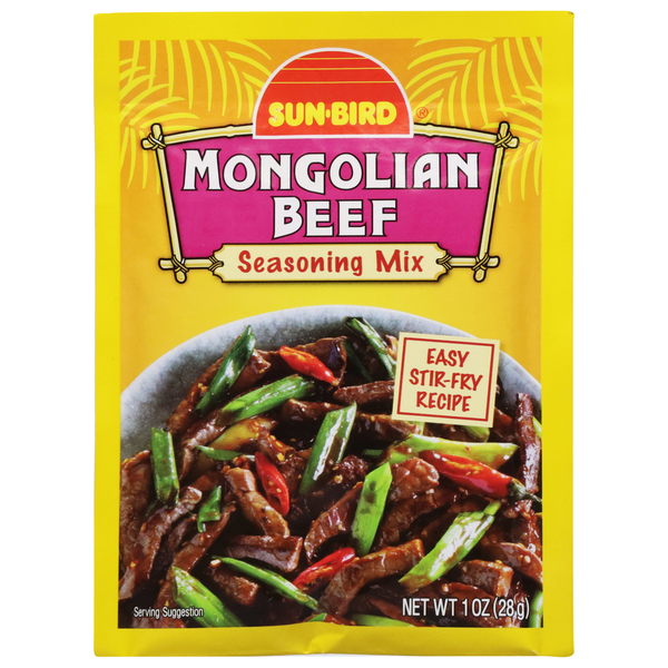 Asian Foods Sun-Bird Mongolian Beef Seasoning Mix hero