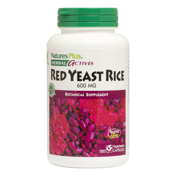 Heart Health NaturesPlus Herbal Actives Red Yeast Rice Capsules hero