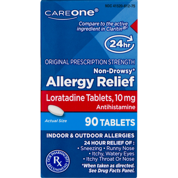 Cold, Flu & Allergy CareOne Loratadine Allergy Relief Tablets hero