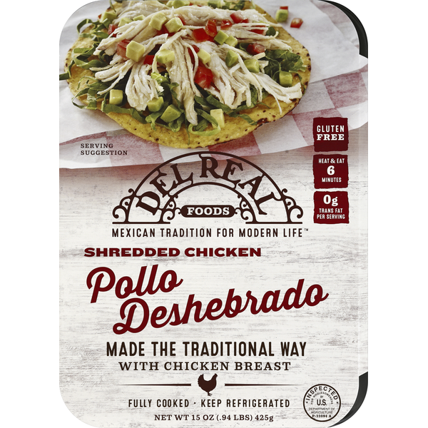 Packaged Poultry Del Real Pollo Deshebrado hero