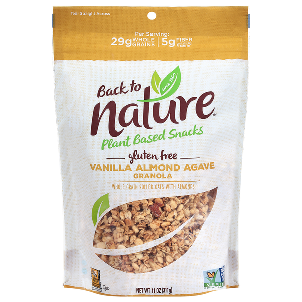 Granola Back to Nature Granola, Gluten Free, Vanilla Almond Agave hero