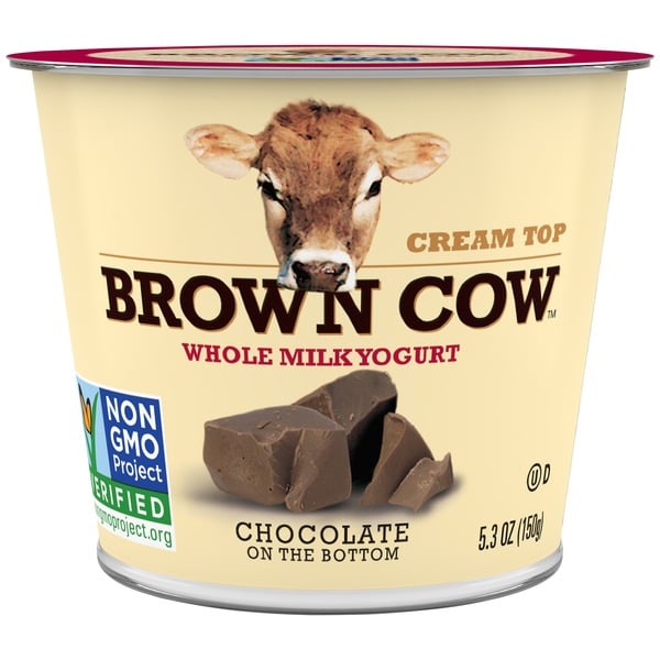 Yogurt, Kefir & Smoothies Brown Cow® Yogurt Chocolate On The Bottom Cream Top hero