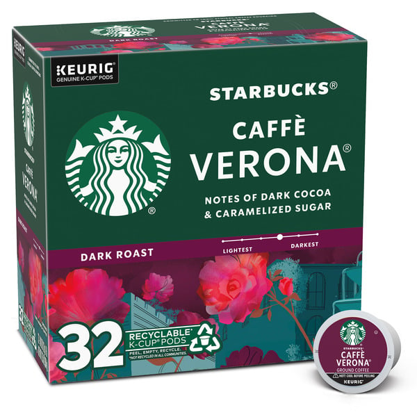 Coffee Starbucks Caffè Verona Dark Roast K-Cup Coffee hero