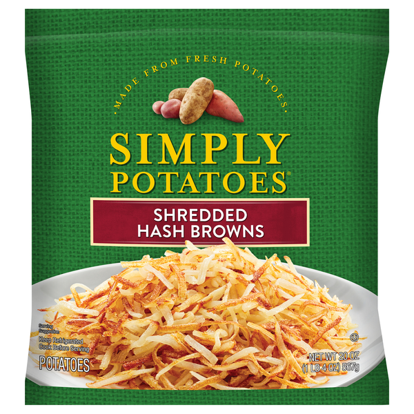 Frozen Breakfast Simply Potatoes Hash Browns, Shredded hero