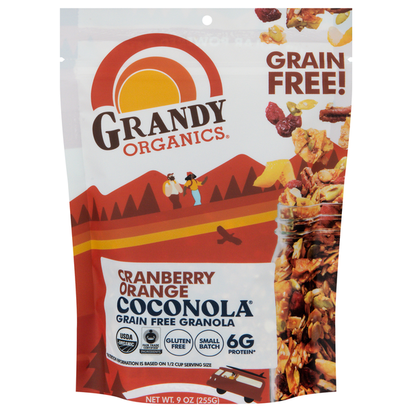 Granola Grandy Organics Granola, Grain Free, Cranberry Orange hero