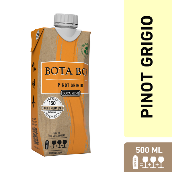 Red Wines Bota Box Pinot Grigio White Wine hero