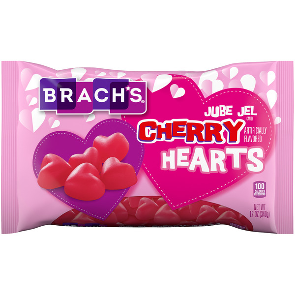 Candy & Chocolate Brach's Cherry Hearts, Jube Jel hero