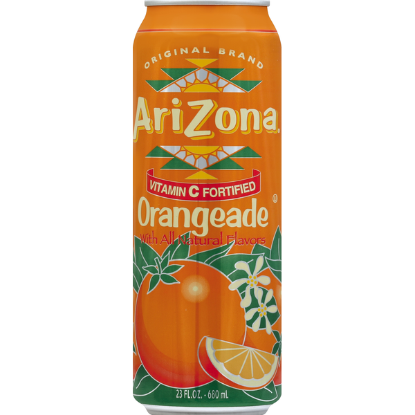 Canned Meals & Beans AriZona Orangeade, Vitamin C Fortified hero