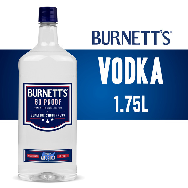 Spirits Burnett's Vodka 80 proof hero