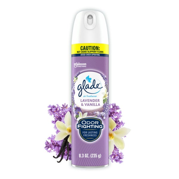 Glade Air Freshener Spray for Home, Lavender & Vanilla Scent hero