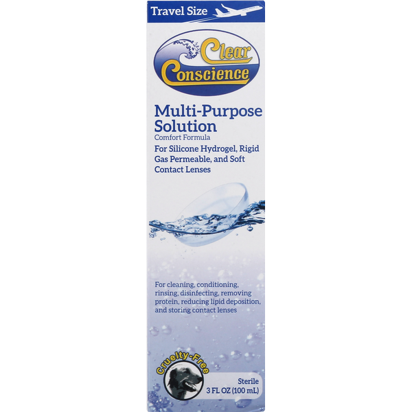 Eye & Ear Care Clear Conscience Multi-Purpose Solution, Travel Size hero