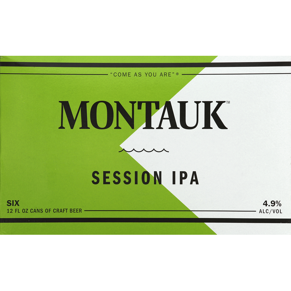 Beers & Coolers Montauk Beer, Craft, Session IPA hero