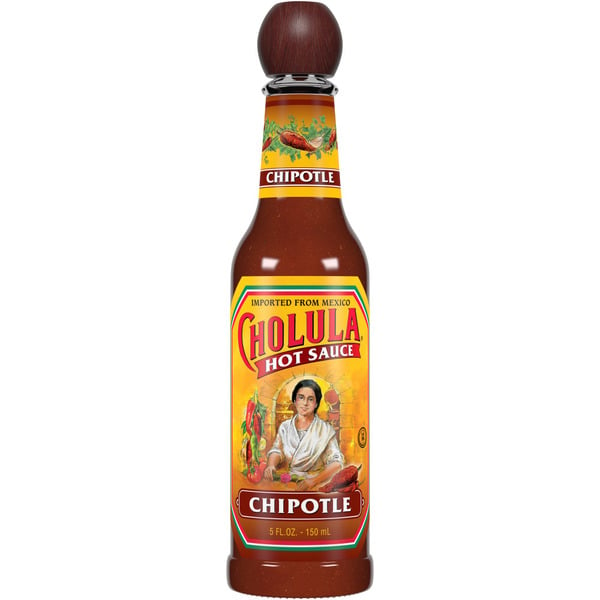 Condiments Cholula Chipotle Hot Sauce hero