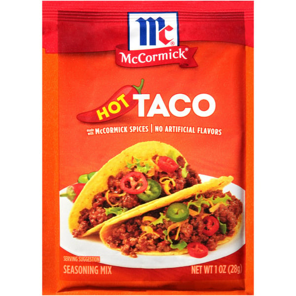 Spices & Seasonings McCormick® Hot Taco Seasoning Mix hero