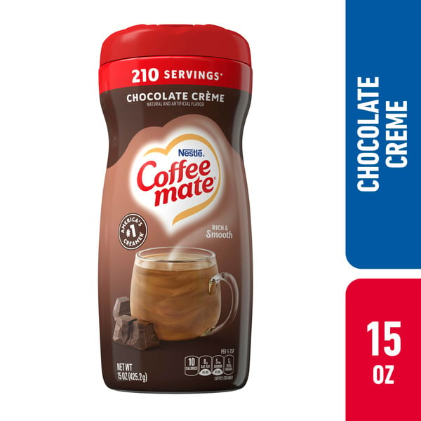 Coffee Coffee mate Chocolate Creme Powder Coffee Creamer hero