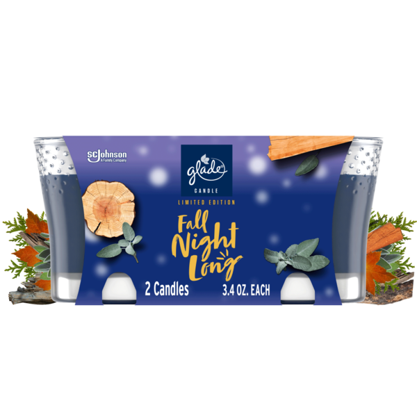 Air Fresheners & Candles Glade® 1 Wick Scented Candles, Fall Night Long hero