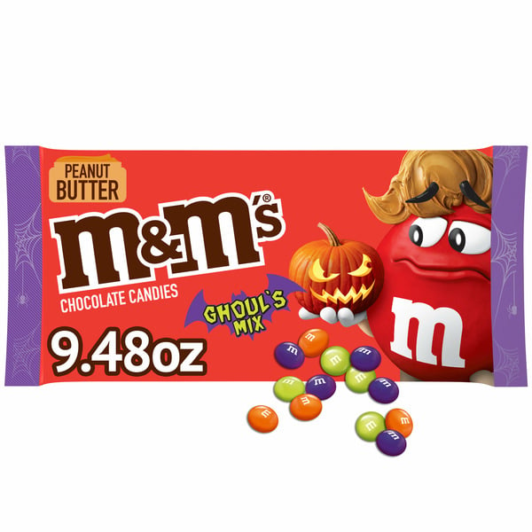 Candy & Chocolate M&M's Peanut Butter Ghoul's Mix Chocolate Halloween Candy hero