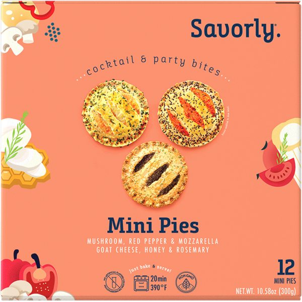 Bakery Desserts Savorly Mini Pies Appetizer hero