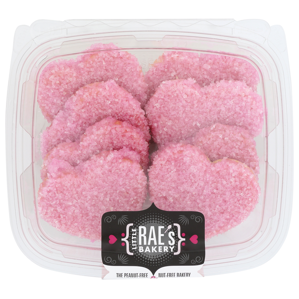 Cookies & Cakes Little Rae's Bakery Pink Hearts Shortbread Cookies Pack hero