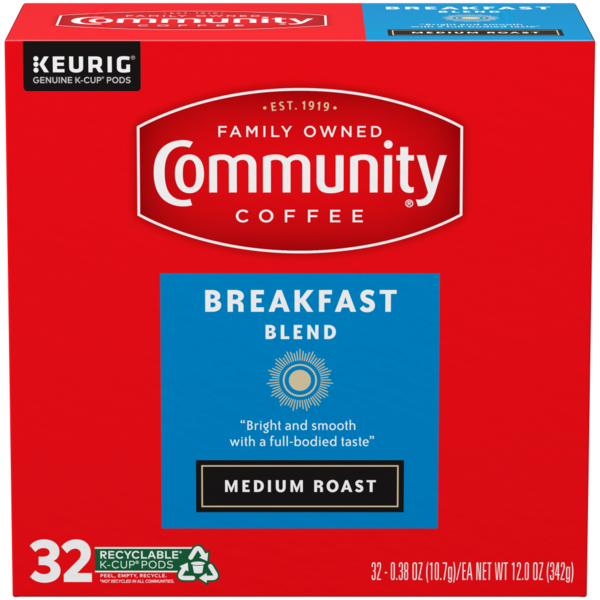 Community Coffee Breakfast Blend Coffee Pods for Keurig K-cups hero