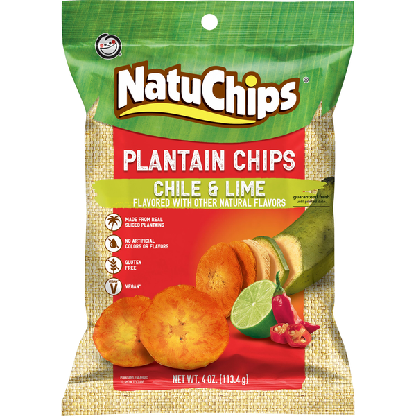 Frito-Lay NATUCHIPS Plantain Chips Chile & Lime hero